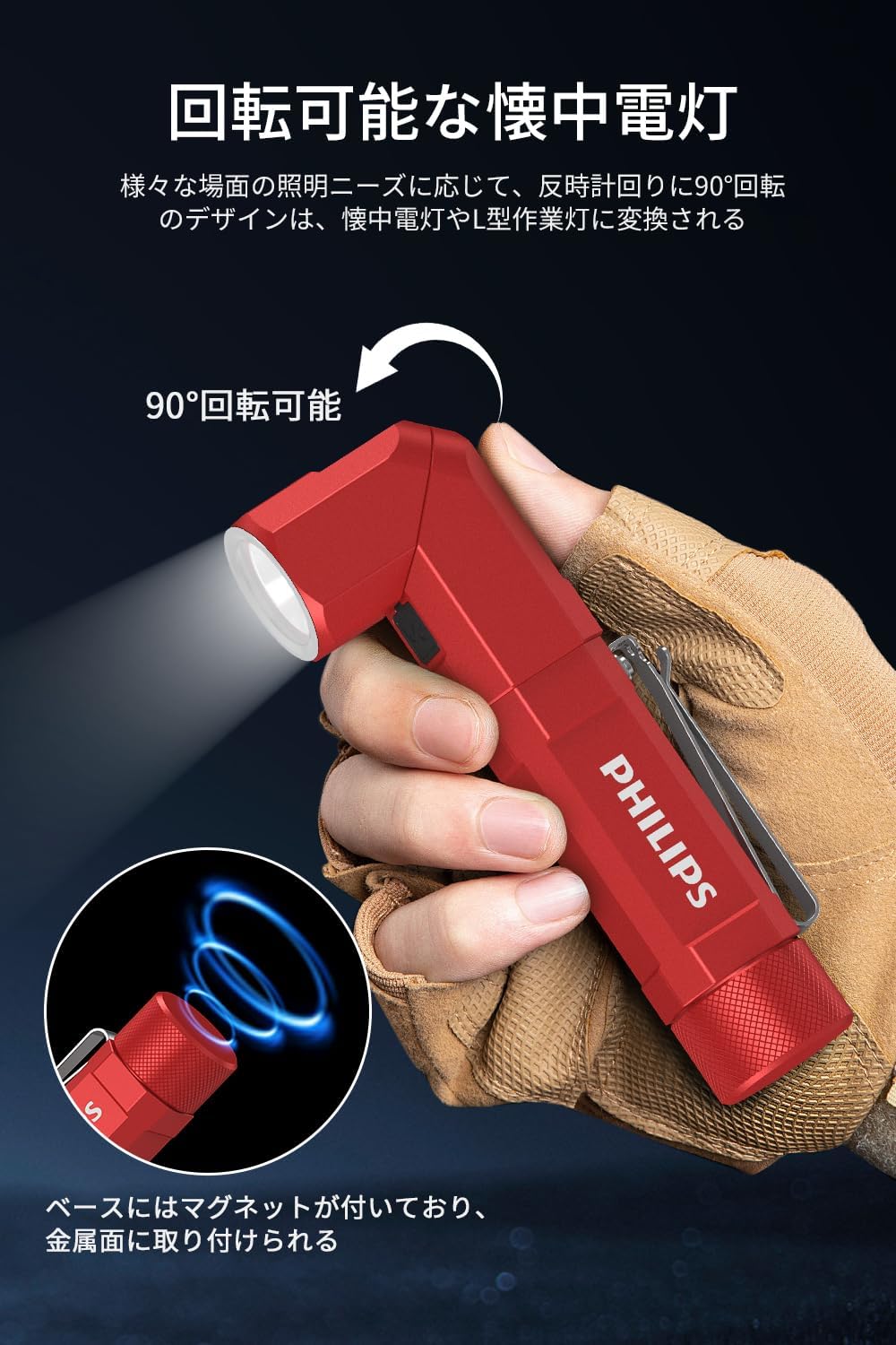 Flashlight, 1000 Lumens, High Brightness Type-C Rechargeable