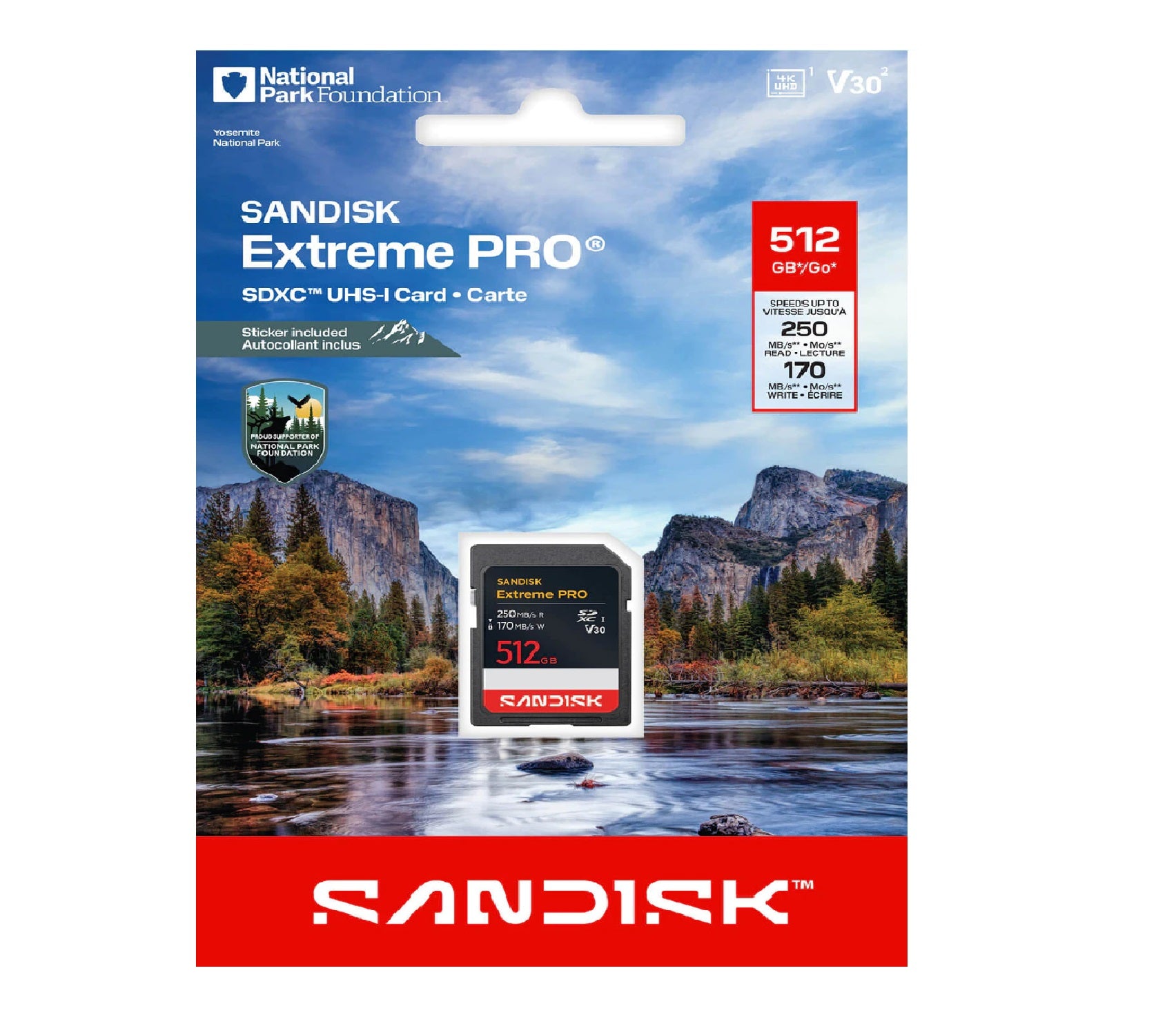 SANDISK Extreme PRO National Park Foundation Edition 512gb